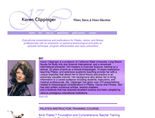 Tablet Screenshot of karenclippinger.com